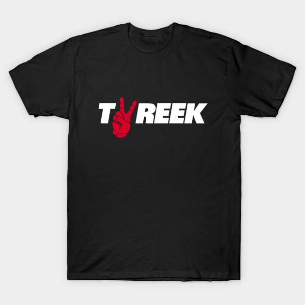 Peace Tyreek - Black T-Shirt by KFig21